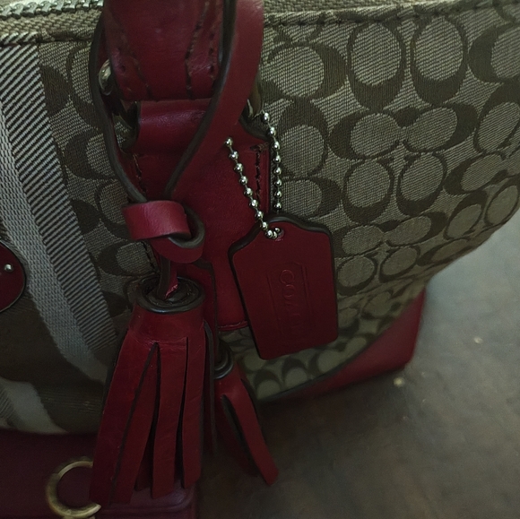 Coach Molly Satchel Bag/Bvlgari Key Card - Picture 4 of 16